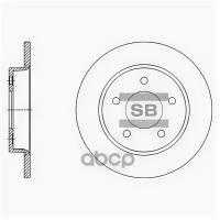 Торм.диск Зад.[265X11] 5 Отв. Sangsin brake арт. SD4419