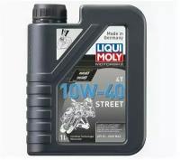Синтетическое моторное масло LIQUI MOLY Motorbike 4T 10W-40 Street, 1 л