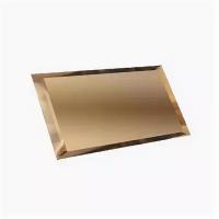 Прямоугольная зеркальная бронзовая плитка ДСТ 12х24 см ПЗБ1-01 БП000011173 (10 шт.)