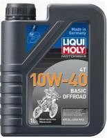 Минеральное моторное масло LIQUI MOLY Motorbike 4T Basic Offroad 10W-40, 1 л