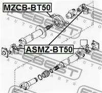 Крестовина карданного вала 27x95, ASMZBT50 FEBEST ASMZ-BT50