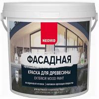 Краска Фасадная для Древесины Neomid Exterior Wood Paint 0.9л Прованские Травы Эластичная, Акриловая, Матовая, Кроющая для Наружных и Внутренних Работ / Неомид Профи