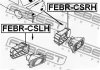 Корпус заднего фонаря, FEBRCSRH FEBEST FEBR-CSRH