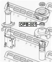 подшипник опоры амортизатора подвески FEBEST OPB001