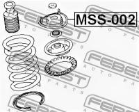 Опора переднего амортизатора, MSS002 FEBEST MSS-002