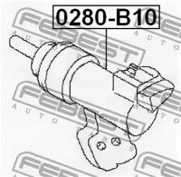 Цилиндр сцепления Nissan Almera 06, 0280B10 FEBEST 0280-B10