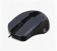 Мышь CBR CM 301 серая {проводная, 2400dpi, 6 кнопок, USB 2.0}