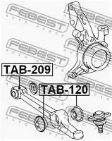 С/блок переднего рычага, TAB120 FEBEST TAB-120