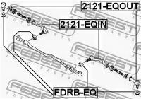 Пыльник наконечника рулевого, FDRBEQ FEBEST FDRB-EQ