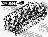 кольцо уплотн.свечн.колодца Mitsubishi Lancer/MIR, MCP002 FEBEST MCP-002