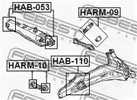 Сайлентблок рычага HO Civic 4,5, Rover 200,400, HAB110 FEBEST HAB-110