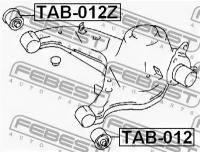 Сайленблок заднего нижнего рычага (TOYOTA CROWN / CROWN MAJESTA UZS141 1993-1995), TAB012 FEBEST TAB-012