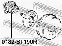 Подшипник ступичный задний, 0182ST190R FEBEST 0182-ST190R