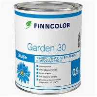 Finncolor GARDEN 30 / Финколор гарден 30 Универсальная полуматовая эмаль база А 0,9л
