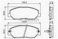 Дисковые колодки передние BOSCH 0986494227