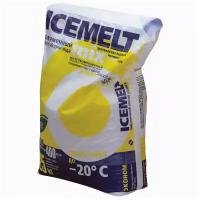 Реагент антигололедный ICEMELT 25 кг, Mix, до -20 °C, хлористый натрий, мешок