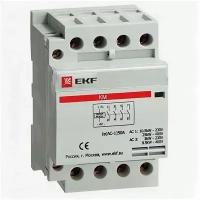 Модульный контактор КМ 3P 63А 400/230 AC | код. km-3-63-40 | EKF (2шт.в упак.)