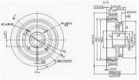 Шкив коленвала TOYOTA CAMRY GRACIA / CROWN / GAIA / MARK / NADIA / VISTA / ARDEO 3SFE / 4SFE / 5SFE 89-, ST1340874031 Sat ST-13408-74031