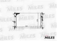 Радиатор (OPEL VECTRA B 1.6-2.2 / 2.2DT 95-04) ACRM060 MILES ACRM060