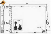 Радиаторы двигателя алюминиевые NRF 51580