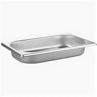 Гастроемкость (1/4); сталь нерж.; 1.5л; H=4,L=27,B=17см; металлич. (Prohotel Stainless Steel)