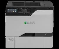 Lexmark Принтер CS725de лазер. цвет. A4, 1200x1200dpi, перв.стр. 5.4/5.7 с, печ. 47 стр/м, двустор. ч.б. 38 стор/м, дуплекс, вх. лот. 550+100 л, вых.лот. 300 л, рек.мес.нагр. 2000-20000стр, мак.мес.нагр. 150000стр, сеть, USB, цв.сенс.экран 10,9 cм, 1Гб, 1