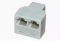 Адаптер проходной Rexant 03-0103 RJ-45(8P-8C) (гнездо - 2 гнезда)