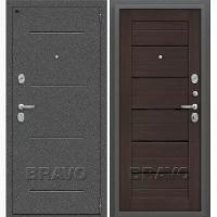 Входная дверь Porta S Porta S 104.П22 Антик Серебро/Wenge Veralinga, Браво Elporta