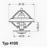 Термостат, 410583D WAHLER 4105.83D