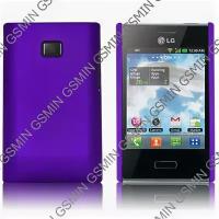 Чехол-накладка для LG Optimus L3 / E400 (Фиолетовый)