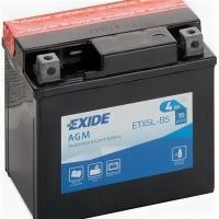 Аккумулятор мото Exide ETX5L-BS (YTX5L-BS, YTZ7S)