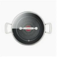 Сковорода Tefal Unlimited G2557172, 26 см, с крышкой, черный