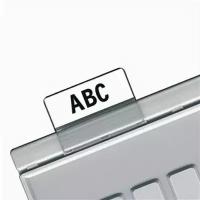 Картотечные индексные окна Han НА9001, комплект 10шт, для разделителей A4, A5, A6, прозрачные