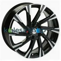 Колесный диск Khomen Wheels KHW1901 (NX) 7.5x19/5x114.3 D60.1 ET39 Black-FP