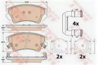 Колодки тормозные дисковые BUICK (SGM): LACROSSE II седан 09- OPEL: INSIGNIA 08-, INSIGNIA Sports Tourer 08-, INSIGNIA седан 08- SAAB: 9-5 (YS3G) 10- TRW GDB1783