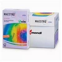 Бумага цветная A4 Maestro Color 80 г/м, 500 л. умеренно-интенсив (тренд) лаванд.(св.-сирен.) LA12 ш/к 22855