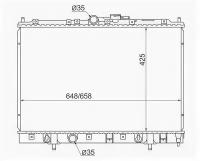 Радиатор MITSUBISHI PAJERO IO/PININ 1.8/2.0 98-07 Sat MC00012