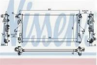 Радиатор основной NISSENS 63556