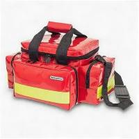 Сумка для экстренной помощи Elite Bags EM13.021 (Испания) на плечо объем до 21 л / медицинский кейс для скорой / для парамедиков цвет: красный