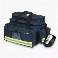 Сумка для экстренной помощи Elite Bags EM13.012 (Испания) большая, объем до 57 л, на плечо / медицинский кейс для скорой / для парамедиков цвет: синий