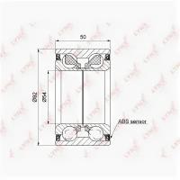 Подшипник ступицы LYNXauto WB-1423