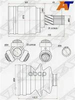 Шрус Внутренний Nissan Sunny B1# 90-04/Pulsar N1# 90-00/Wingroad/Ad Y110/11 90-04/Almera N15 95-00 G Sat арт. NI-710