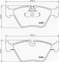 Колодки тормозные дисковые передн BMW: 5 95-03 TEXTAR 2167703