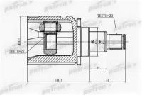 ШРУС внутренний левый 23x50x27 LEXUS RX300/330/350 MCU35/GSU35 4WD 03-08, TOYOTA RAV4 ACA2# 00-05 Patron PCV1362