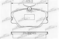 Колодки тормозные дисковые передн MERCEDES-BENZ: 190 84-93, COUPE 87-93, E-CLASS 93-95, E-CLASS кабрио 93-98, E-CLASS купе 93-97, E-CLASS универсал 9 Patron PBP415
