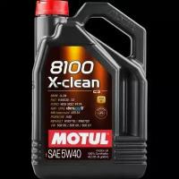 MOTUL 104720 MOTUL 5W40 (4L) 8100 X-CLEAN масо моторноеACEA C3API SNDEXOS2MB 229.51VW 502 00/505 00/505 01