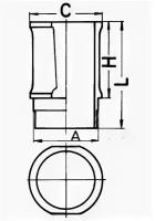 Гильза Citroen/Peugeot XU5/XU7/XU9 d83.0 STD KS Kolbenschmidt 89301110