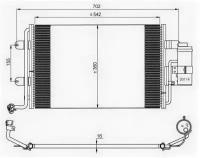 Конденсатор кондиционера AUDI A3 (8L1) 1.6 BJ 199609-200008 NRF 35227