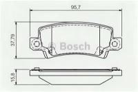 Дисковые колодки BOSCH 0986495072