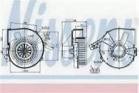 Моторчик печки NISSENS 87028